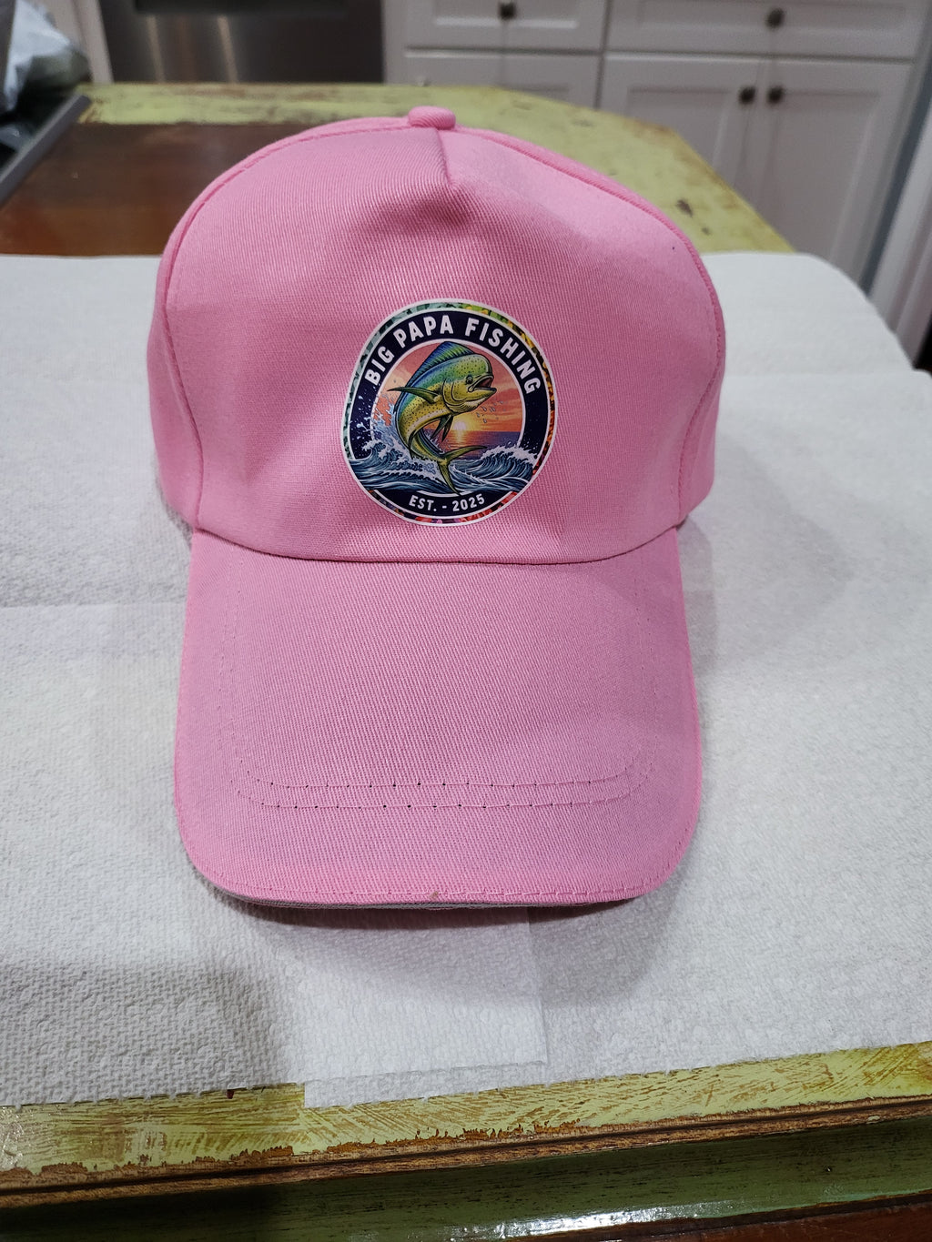 BIG PAPA FISHING Hats- Pink.