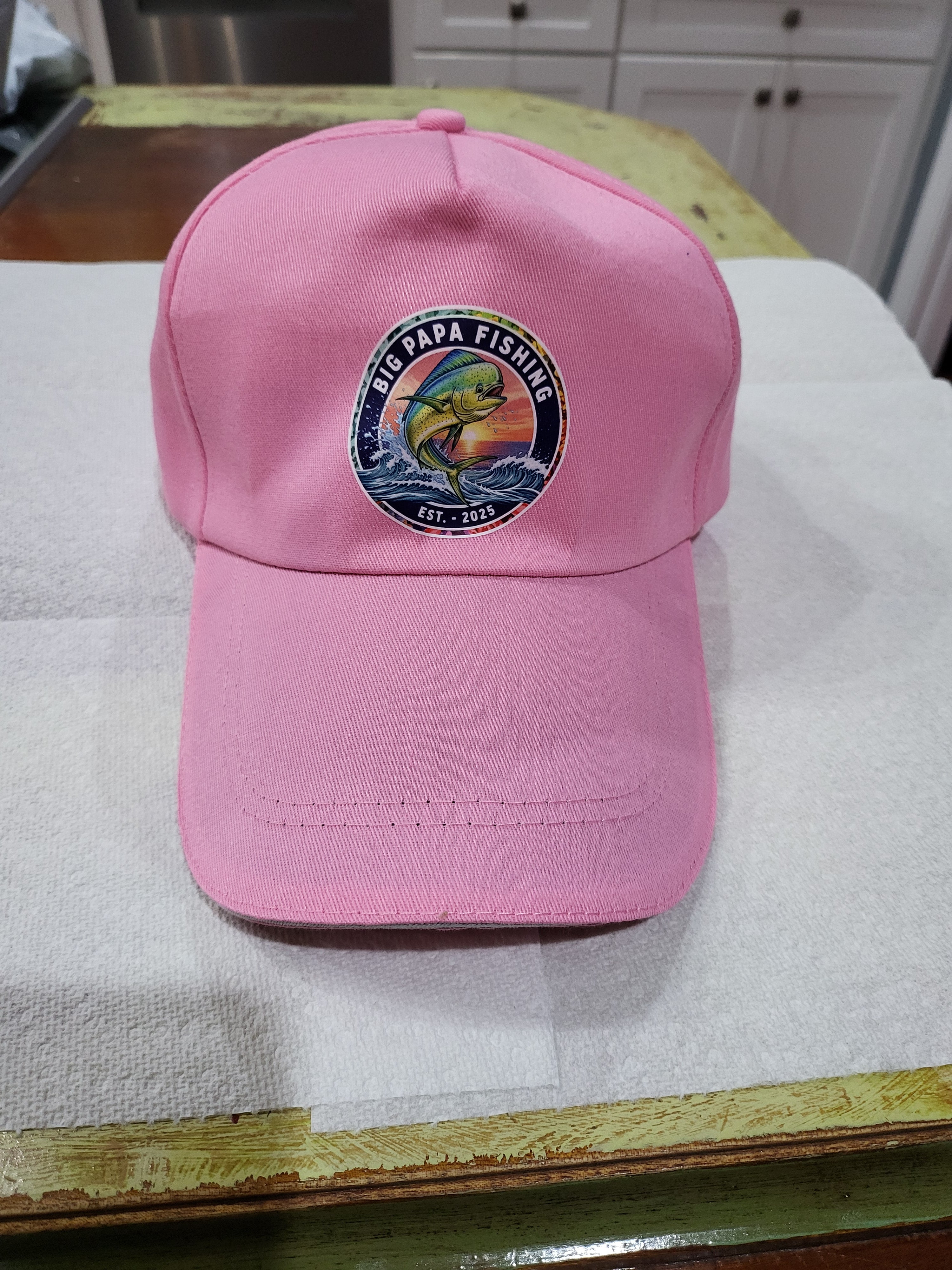 BIG PAPA FISHING Hats- Pink.