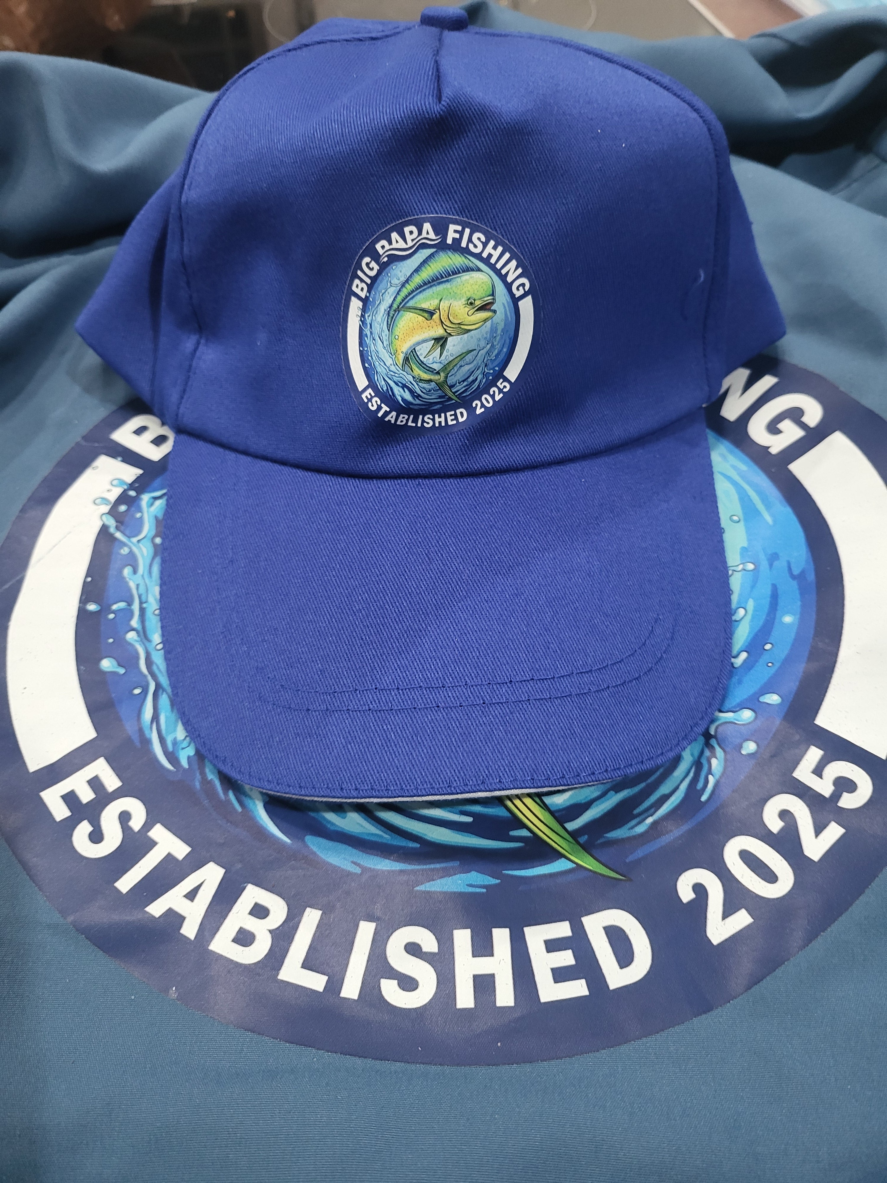 BIG PAPA BLUE BALL CAP